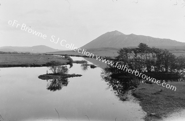 VIEW TOWARDS LAKE CORRIB CAISLEAN NA KIRCHE JUST VISIBLE